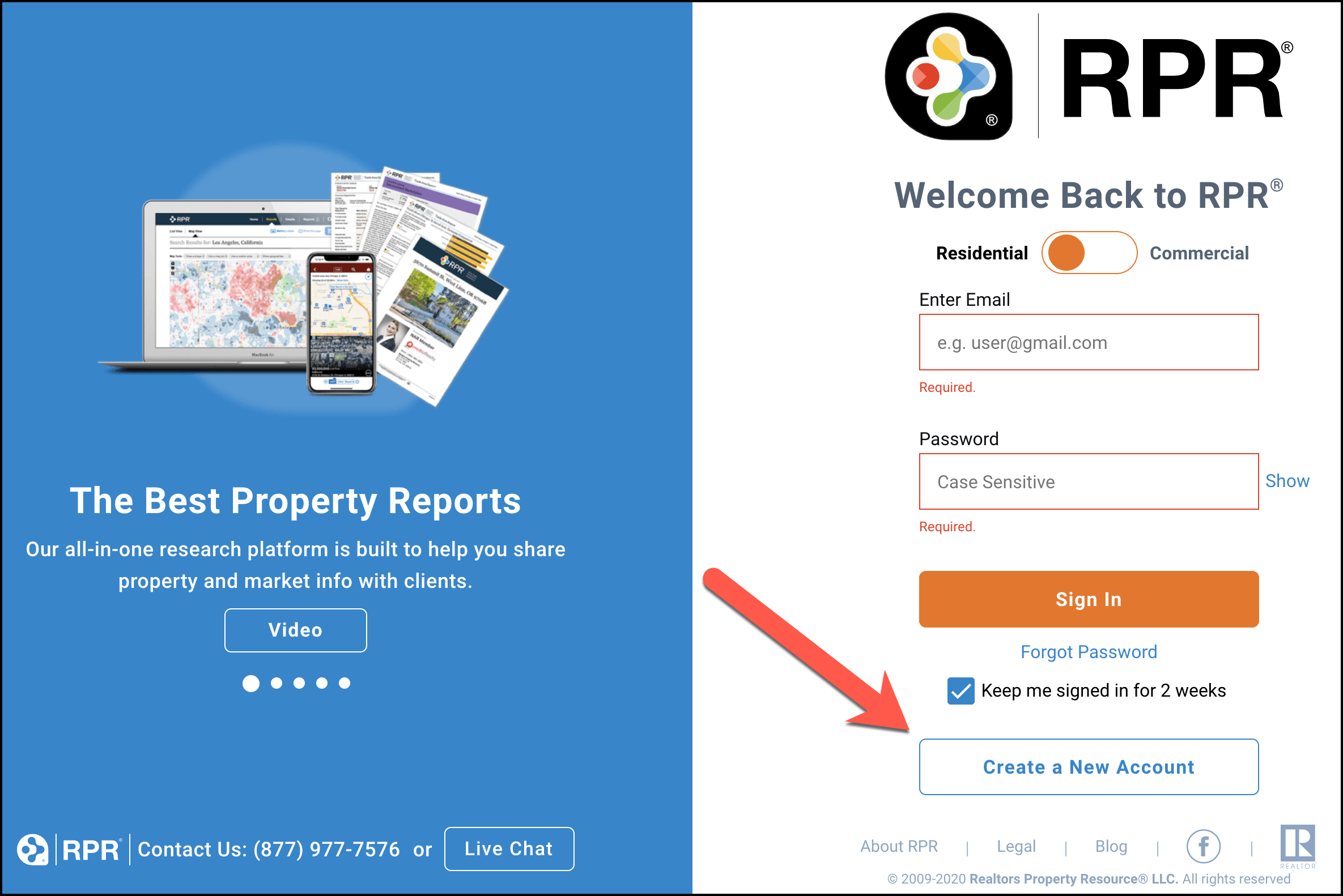How do I create an RPR account? Realtors Property Resource (RPR)