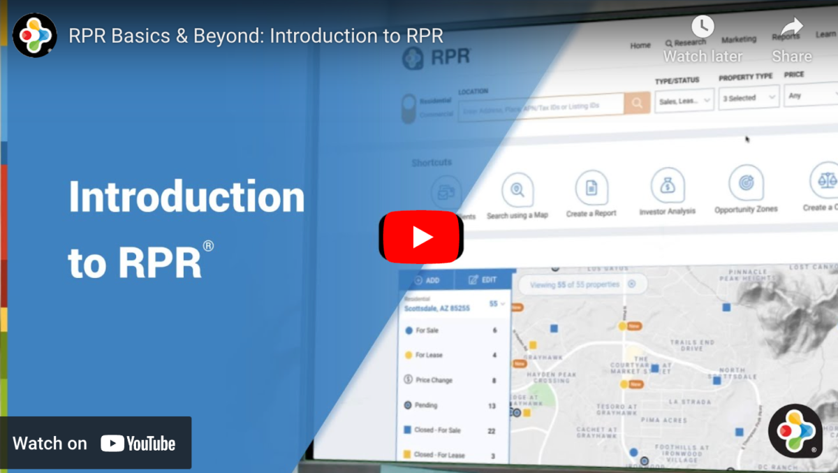 Broker/Owners Depend on RPR for Easy, Nocost Agent Training Realtors Property Resource (RPR)